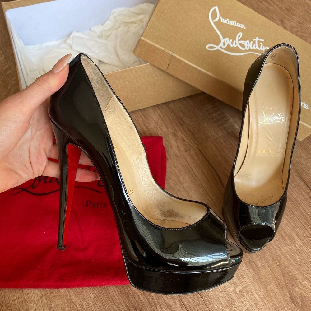 Authentic Christian Louboutin Lady Peep - Picture 3 of 8